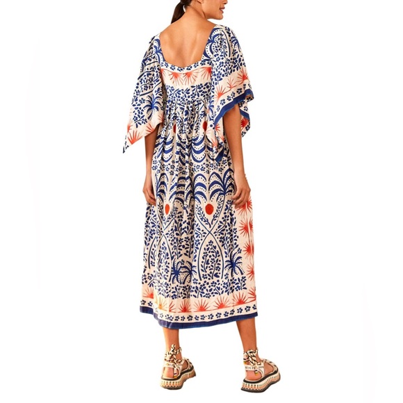 Farm Rio Afternoon Breeze Midi Dress - Picture 2 of 8